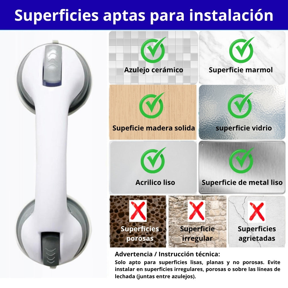 ✔ Agárrate con Confianza: Seguridad en tu Baño en Segundos