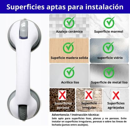 ✔ Agárrate con Confianza: Seguridad en tu Baño en Segundos